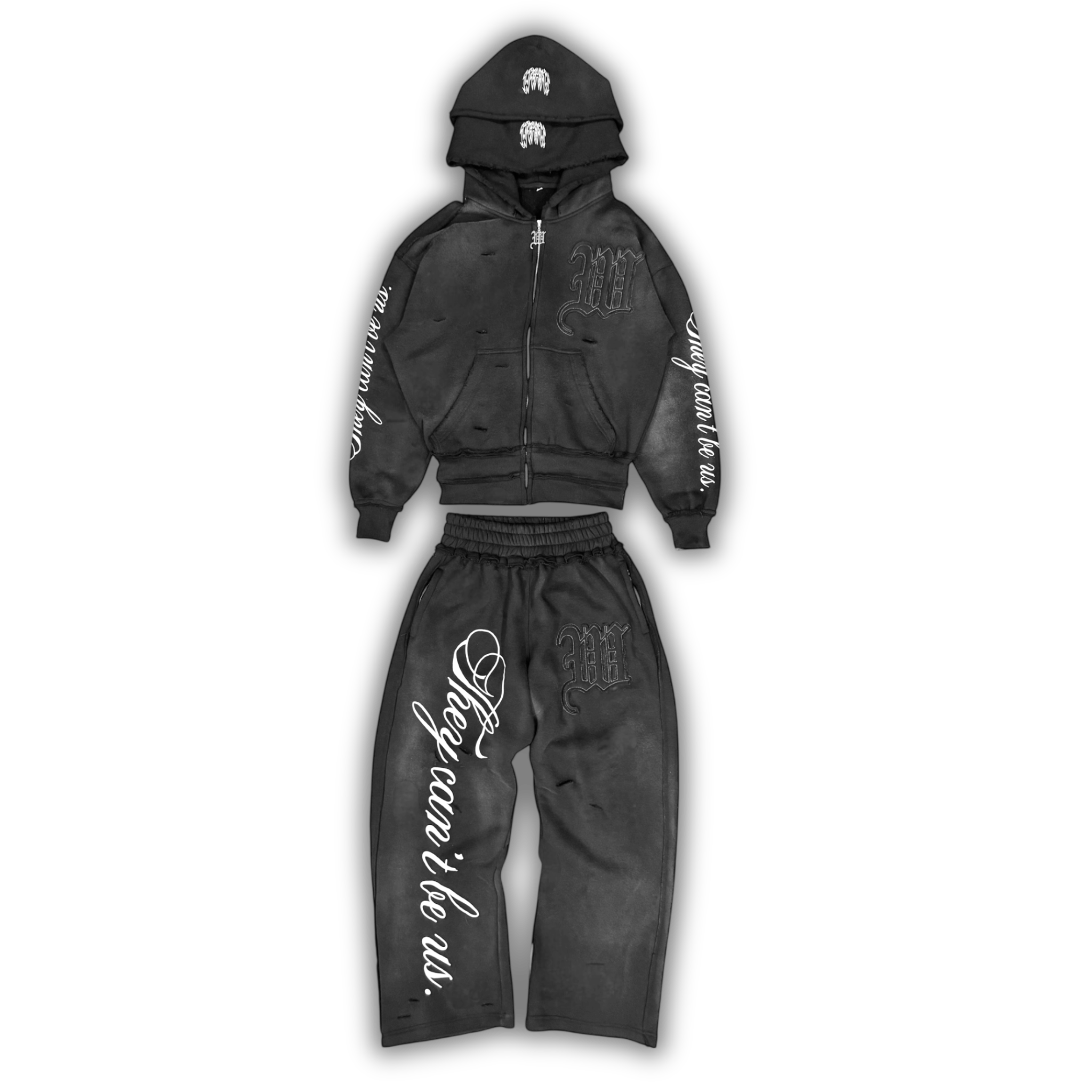 "BURNOUT" HIDDEN SINS SWEATSUIT-LL Trendy Clothing Store