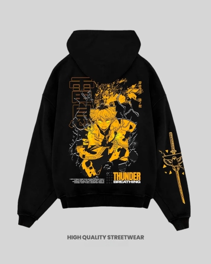 ZENITSU OVERSIZED HOODIE-LL Trendy Clothing Store