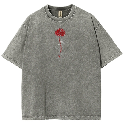 Tokyo Ghoul Kaneki Ken Unisex Fit Washed T-Shirt 2504007608-Uraldept Trendy Clothing Store