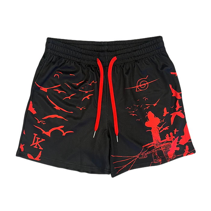 Anbu Captain Shorts - Black - NARUTO-Uraldept Trendy Clothing Store