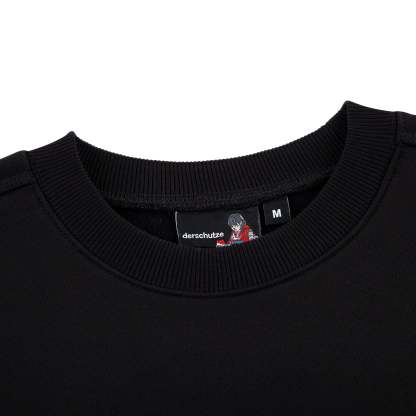 "awakening" Crewneck black 01-Uraldept Trendy Clothing Store
