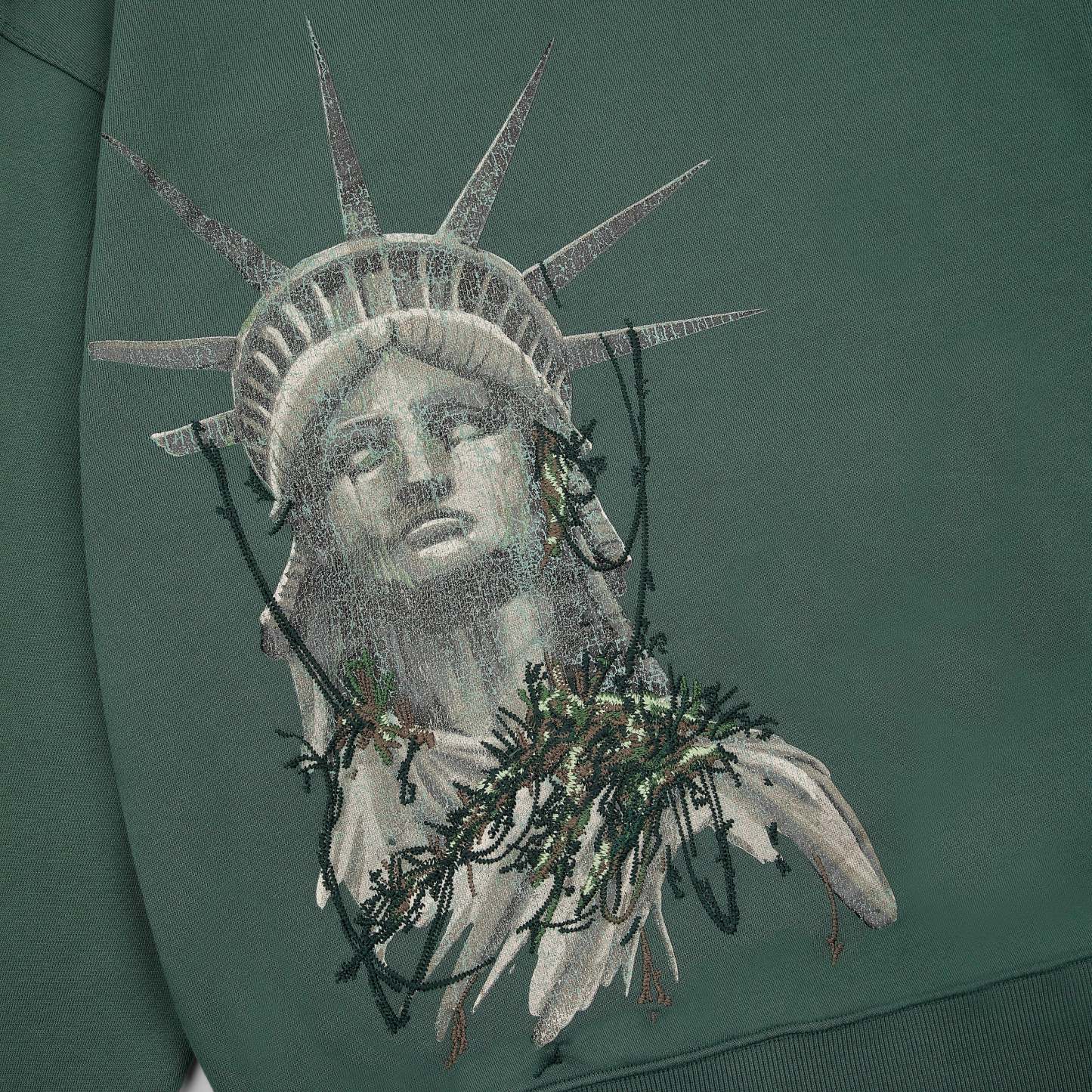 "NYC to RIO" Zip Up green-Uraldept Trendy Clothing Store