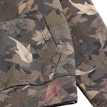 "origami" Hoodie printed camo-Uraldept Trendy Clothing Store