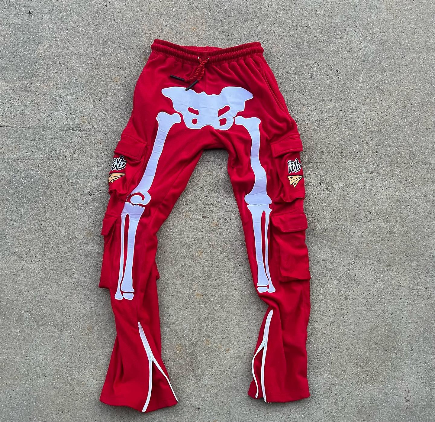 casual street style multi-pocket trousers-Uraldept Trendy Clothing Store