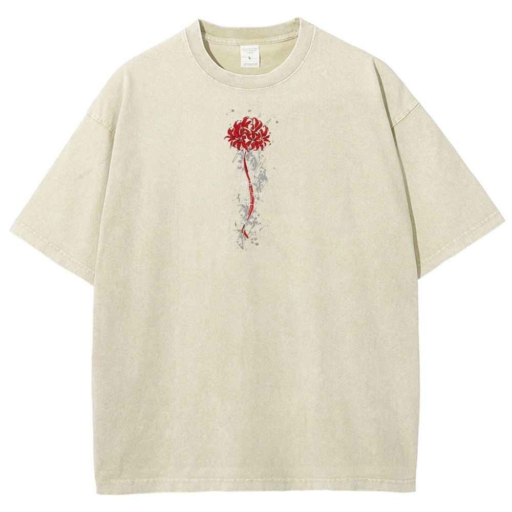 Tokyo Ghoul Kaneki Ken Unisex Fit Washed T-Shirt 2504007608-Uraldept Trendy Clothing Store