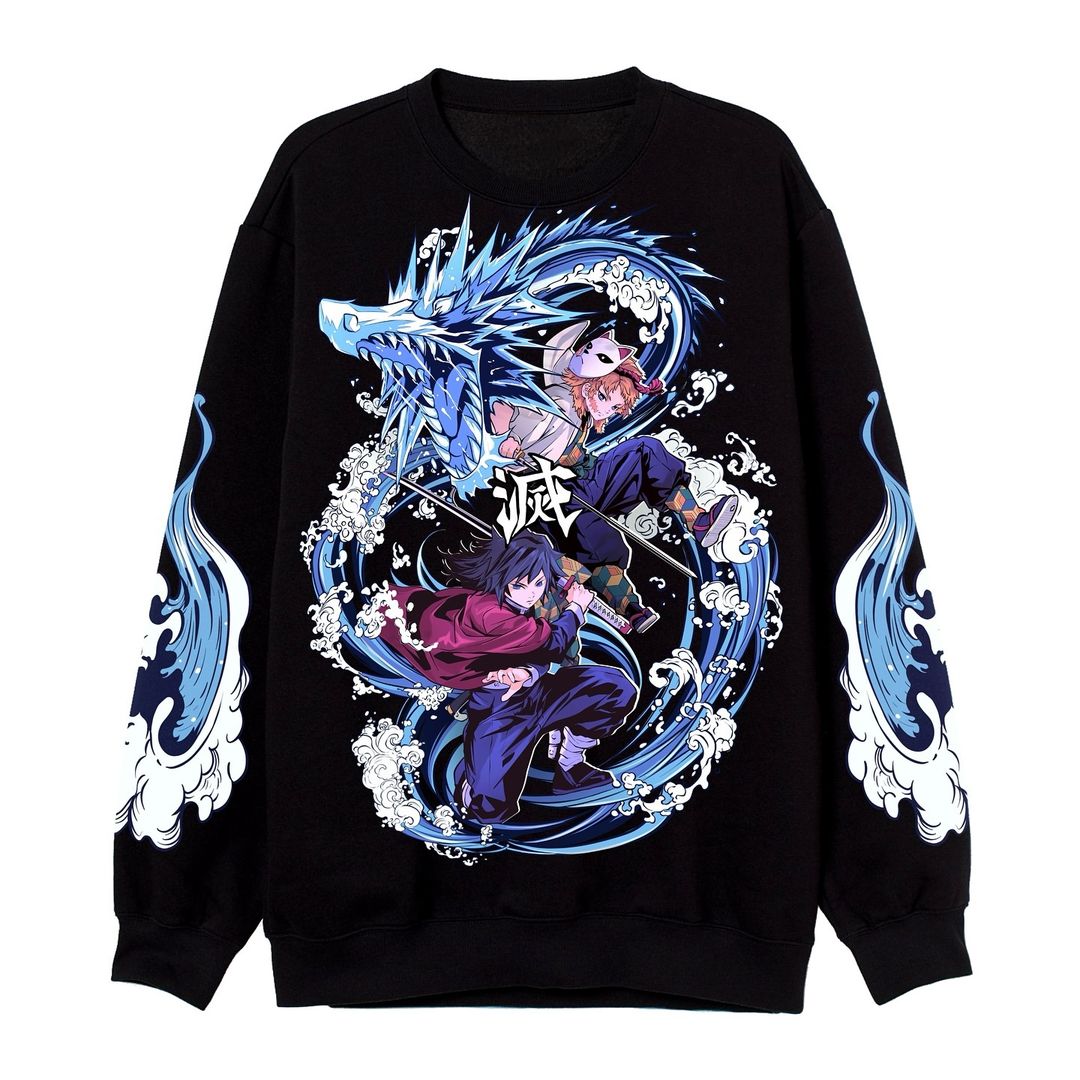 Tomioka & rengoku Sweatshirt - Demon Slayer-LL Trendy Clothing Store