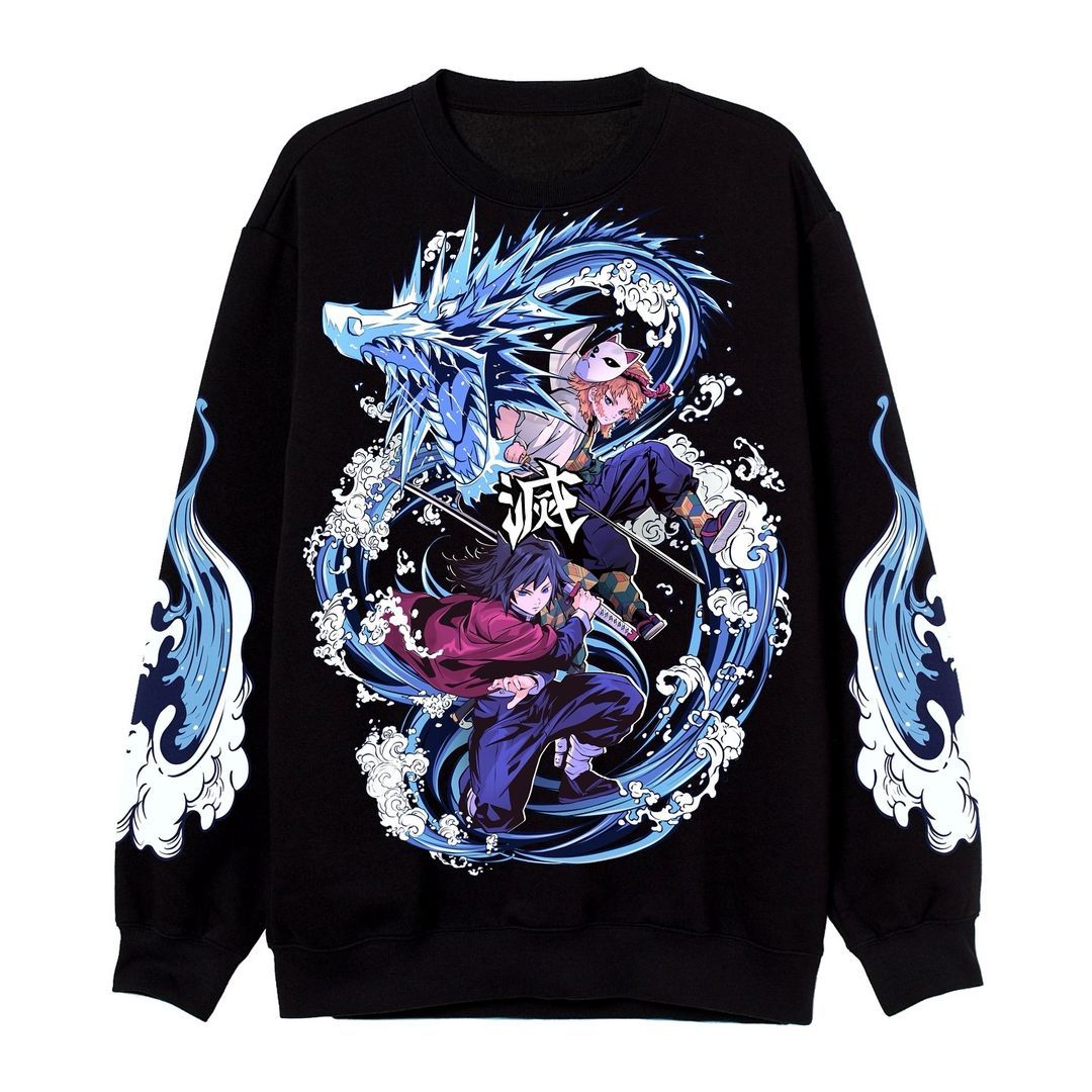 Tomioka & rengoku Sweatshirt - Demon Slayer-LL Trendy Clothing Store