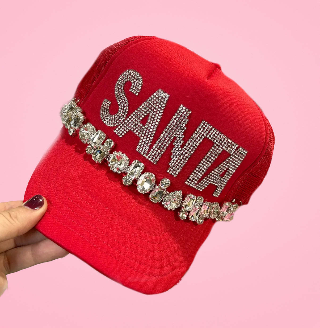 CHRISTMAS TRUCKER HATS  (multiple options) ships 2-3 weeks-LL Trendy Clothing Store