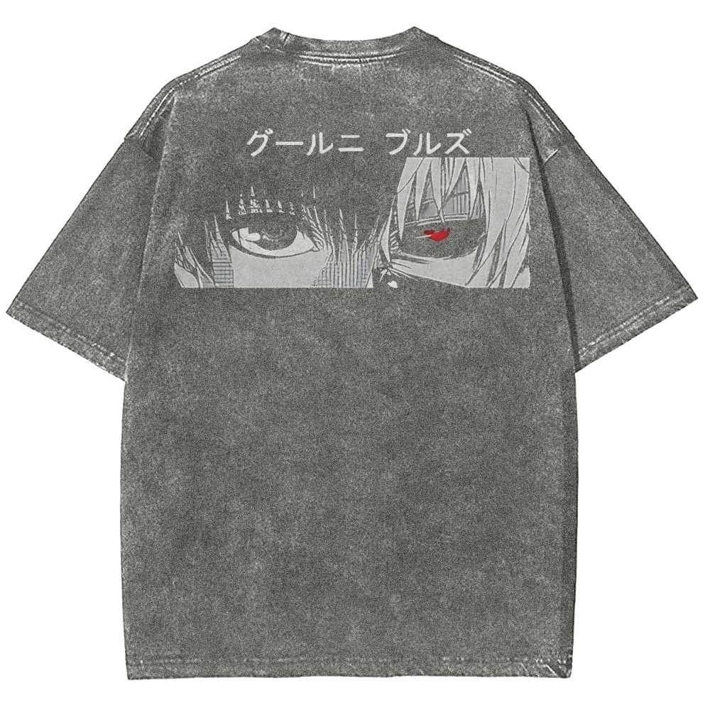 Tokyo Ghoul Kaneki Ken Quote Unisex Fit Washed T-Shirt 2502003905-Uraldept Trendy Clothing Store