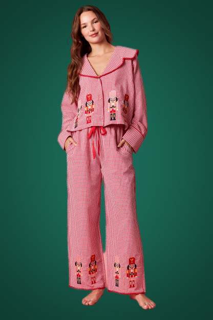 Nutcracker Gingham Red Set (PREORDER)-LL Trendy Clothing Store