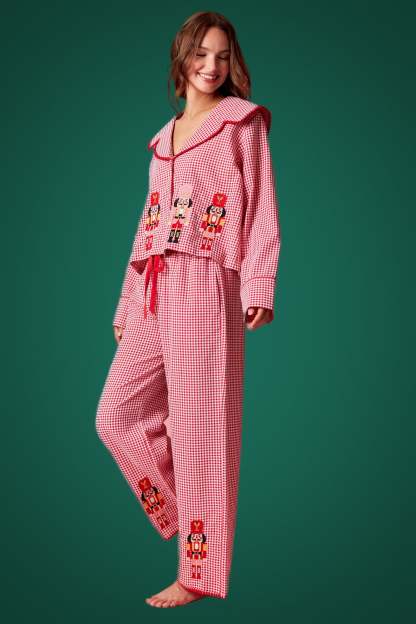 Nutcracker Gingham Red Set (PREORDER)-LL Trendy Clothing Store