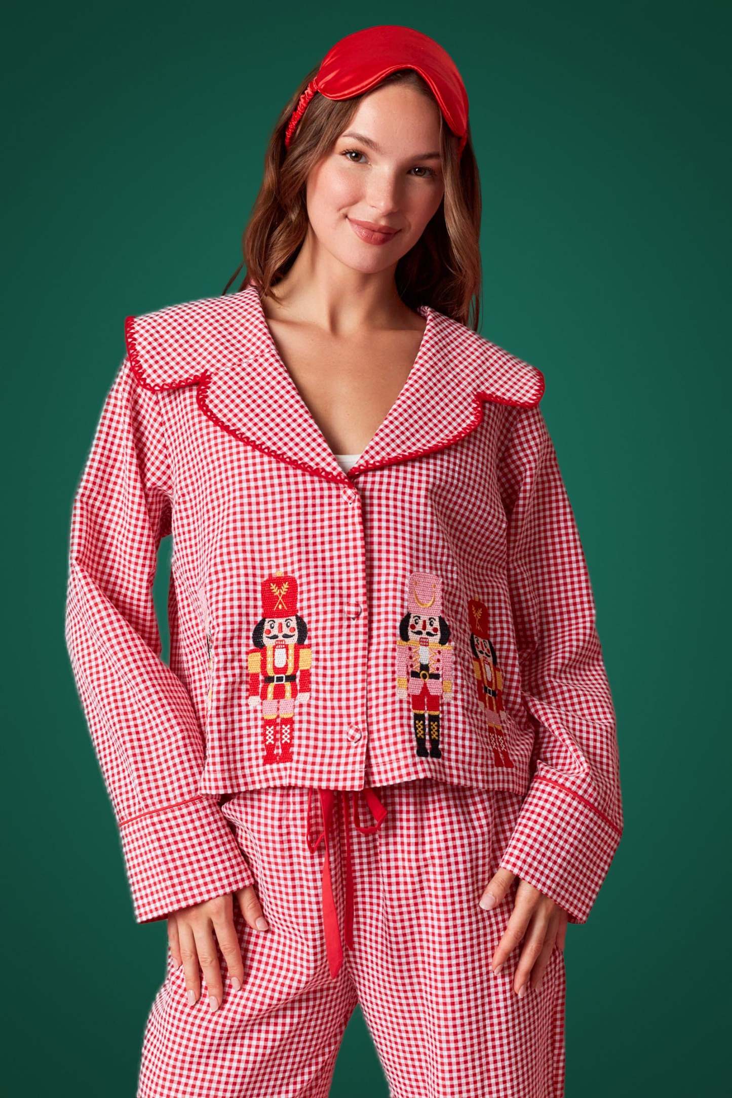 Nutcracker Gingham Red Set (PREORDER)-LL Trendy Clothing Store