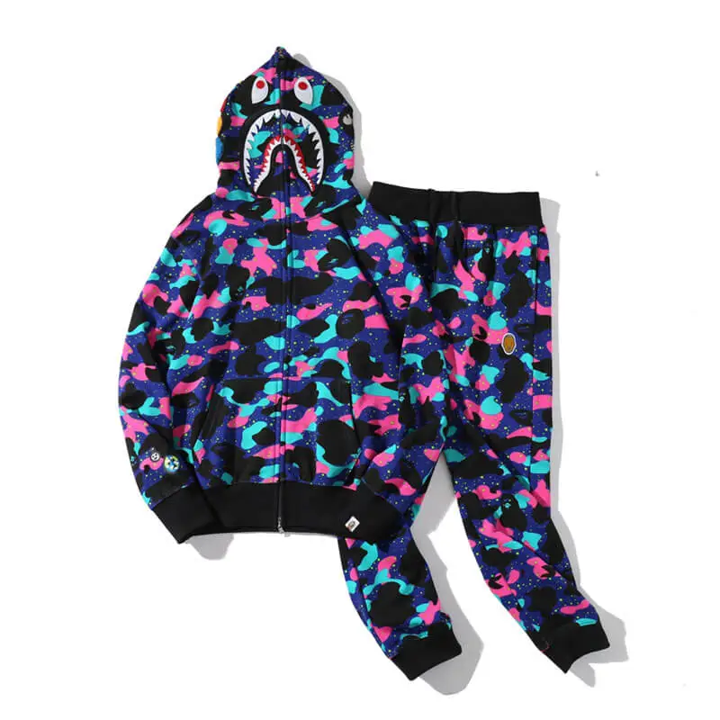 Shark Hoodie Pajama Set-OSI
