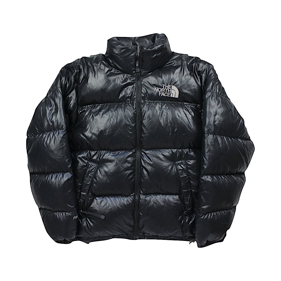 Shiny Black Puffer Jacket