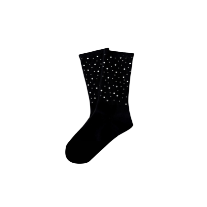 VYBES Rhinestone Socks