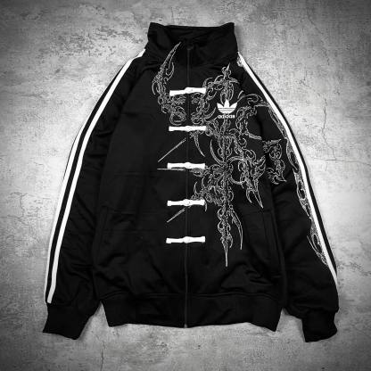 Adidas Cheongsam/Tang-Style Tracktop