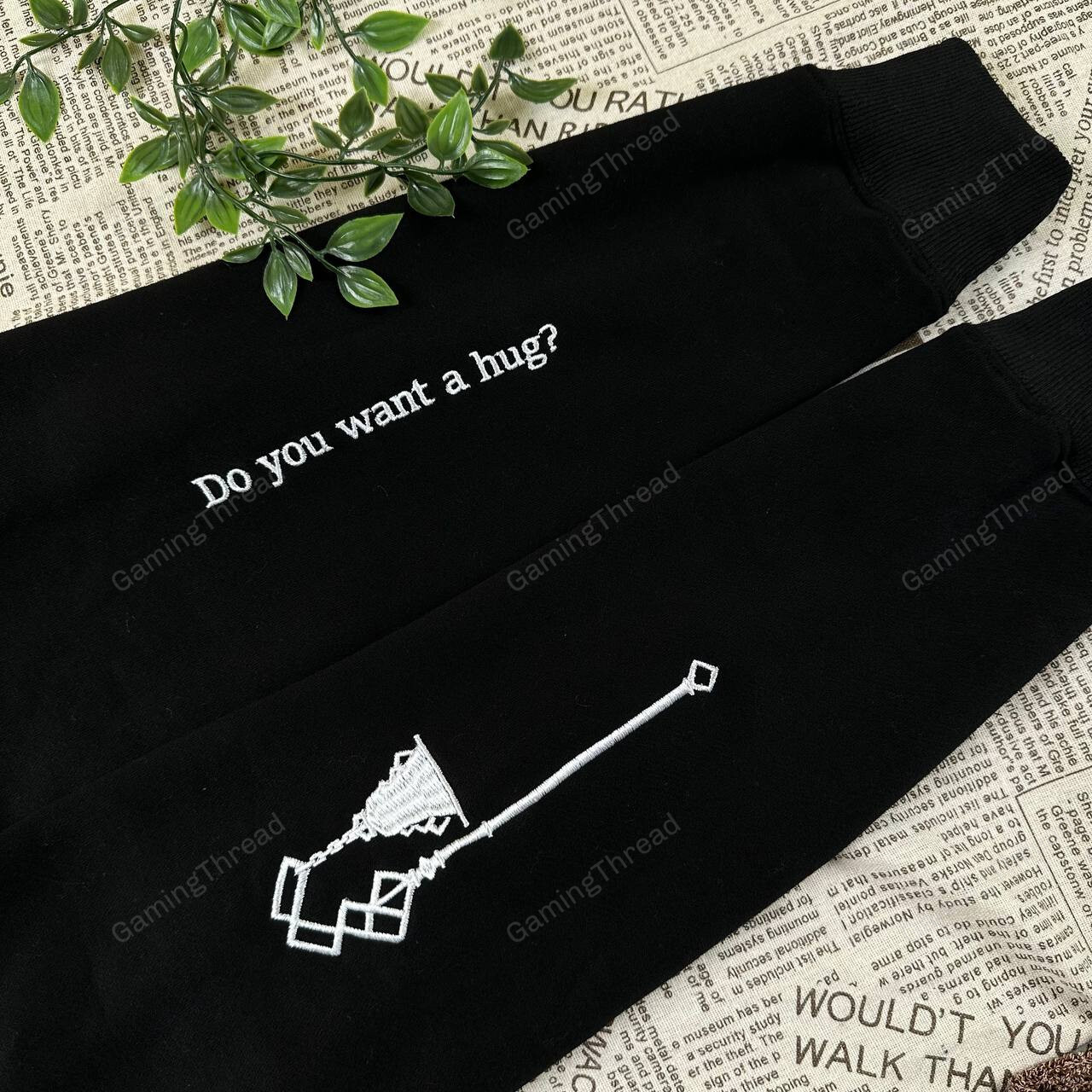 Monoco Clair Obscur Embroidered Sweatshirt and Hoodie, Expedition 33 Sweater, Video Gaming Unisex Shirt, Gift for Him