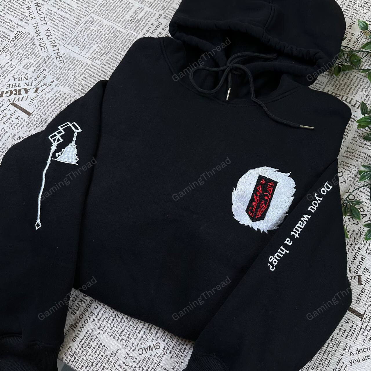 Monoco Clair Obscur Embroidered Sweatshirt and Hoodie, Expedition 33 Sweater, Video Gaming Unisex Shirt, Gift for Him