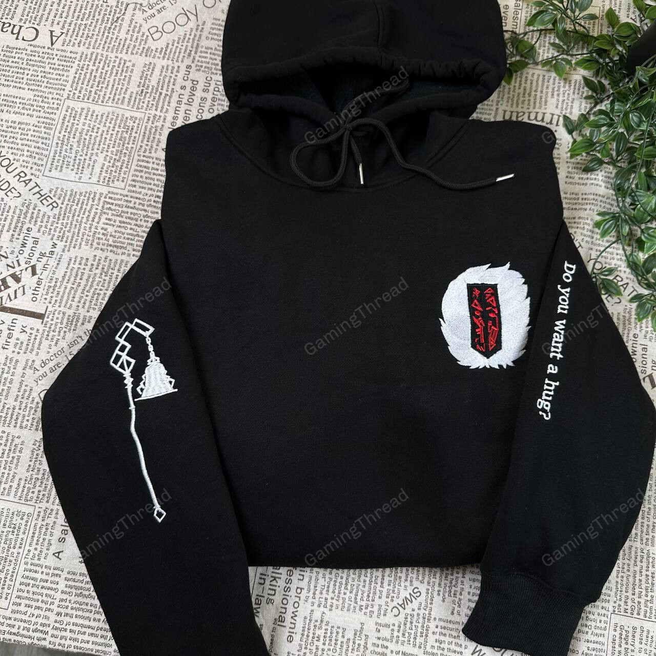 Monoco Clair Obscur Embroidered Sweatshirt and Hoodie, Expedition 33 Sweater, Video Gaming Unisex Shirt, Gift for Him