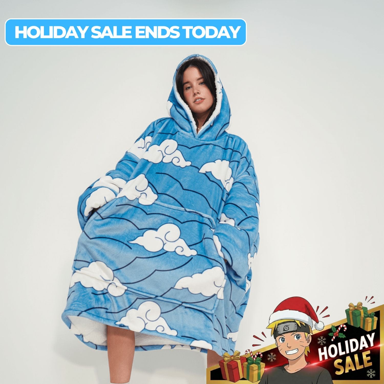 Water Hashira Blanket Hoodie - Demon Slayer