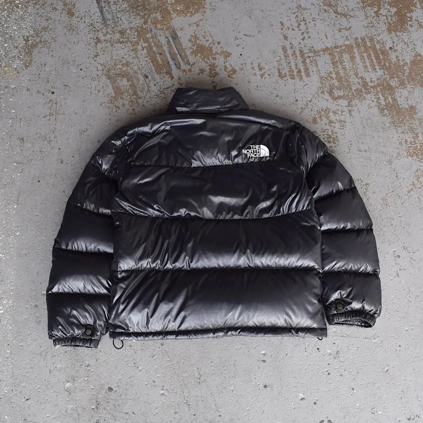 Shiny Black Puffer Jacket