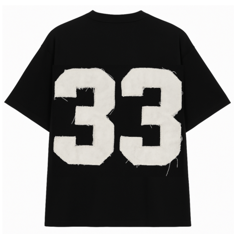 PRE-ORDER 33 OVERSIZED T-SHIRT BLACK