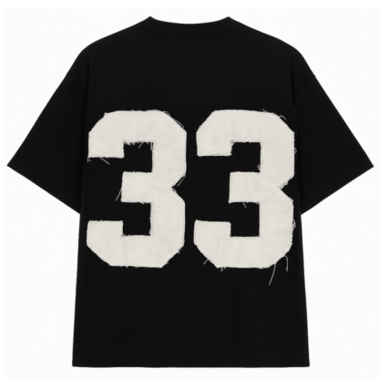 PRE-ORDER 33 OVERSIZED T-SHIRT BLACK