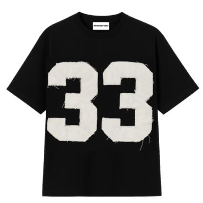 PRE-ORDER 33 OVERSIZED T-SHIRT BLACK