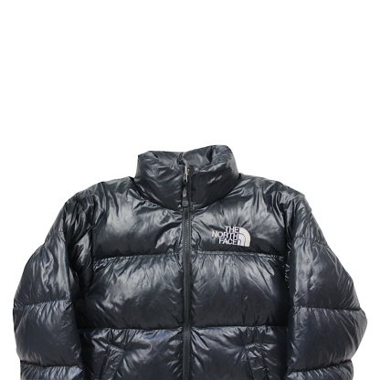 Shiny Black Puffer Jacket