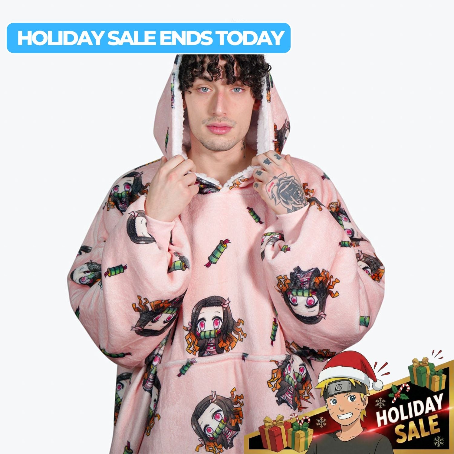 Nezuko Blanket Hoodie - Demon Slayer