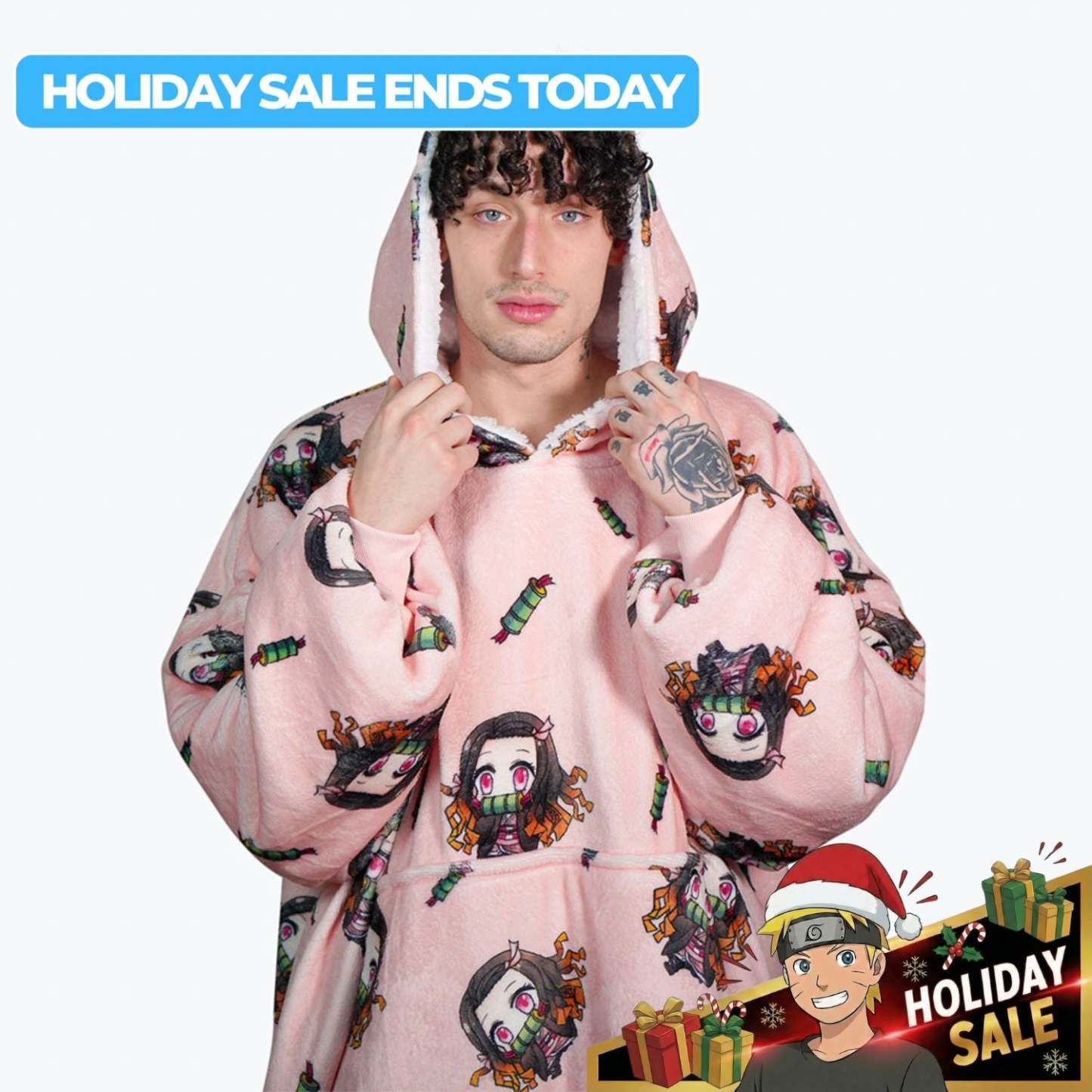 Nezuko Blanket Hoodie - Demon Slayer