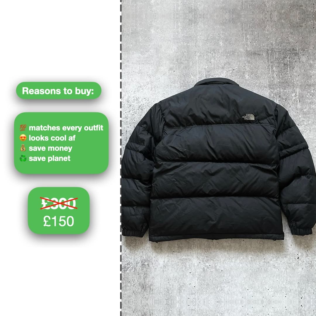 Matte Black Puffer Jacket