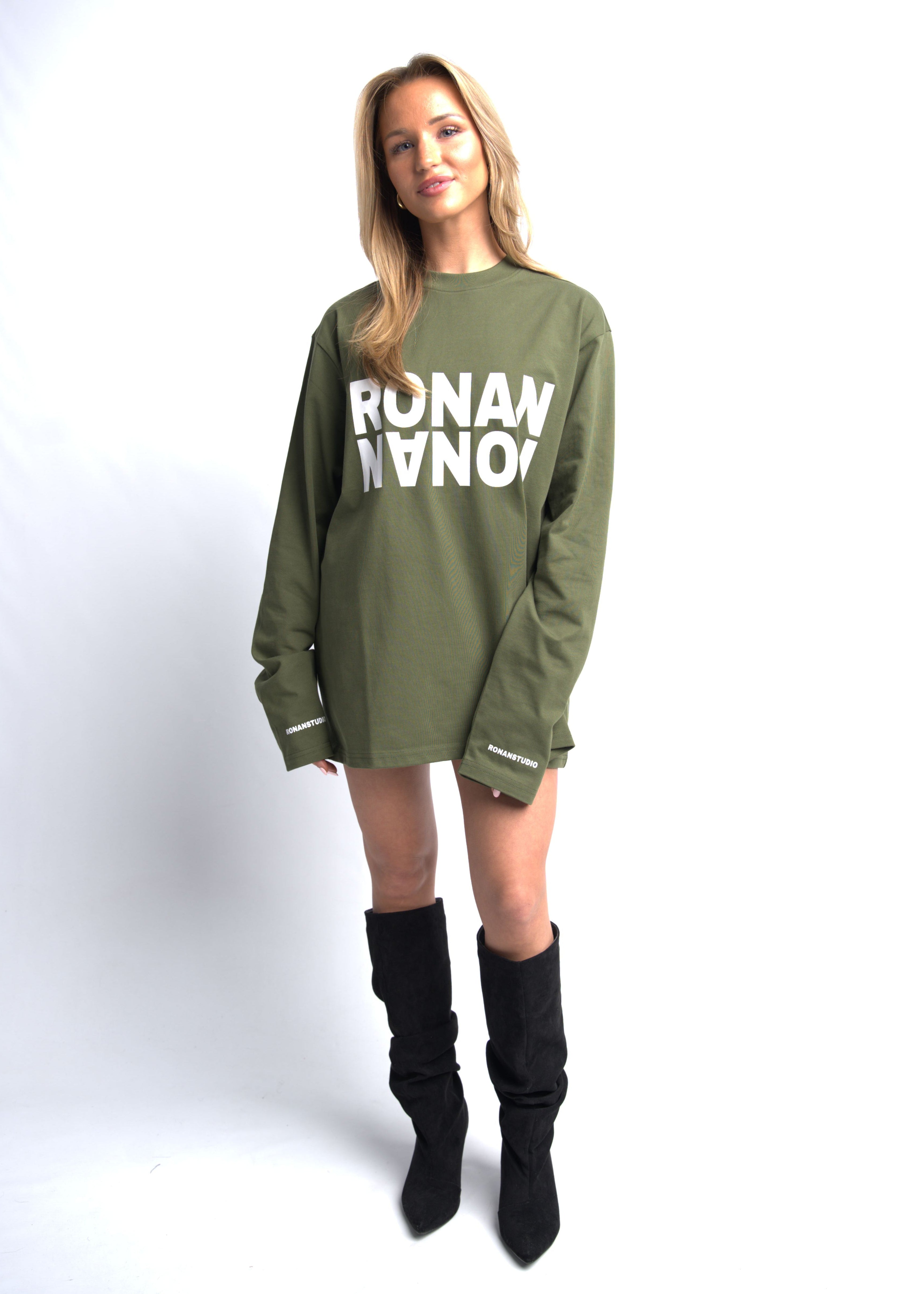 PRE-ORDER CLUB OVERSIZED LONGSLEEVE OLIVE GREEN