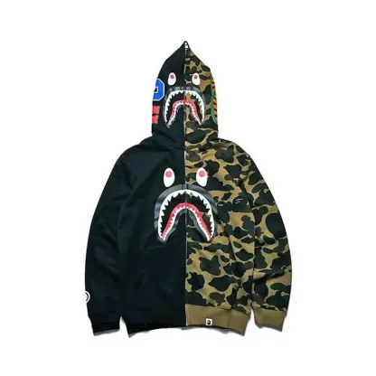 Camouflage Embroidered Head  Hoodie-OSI