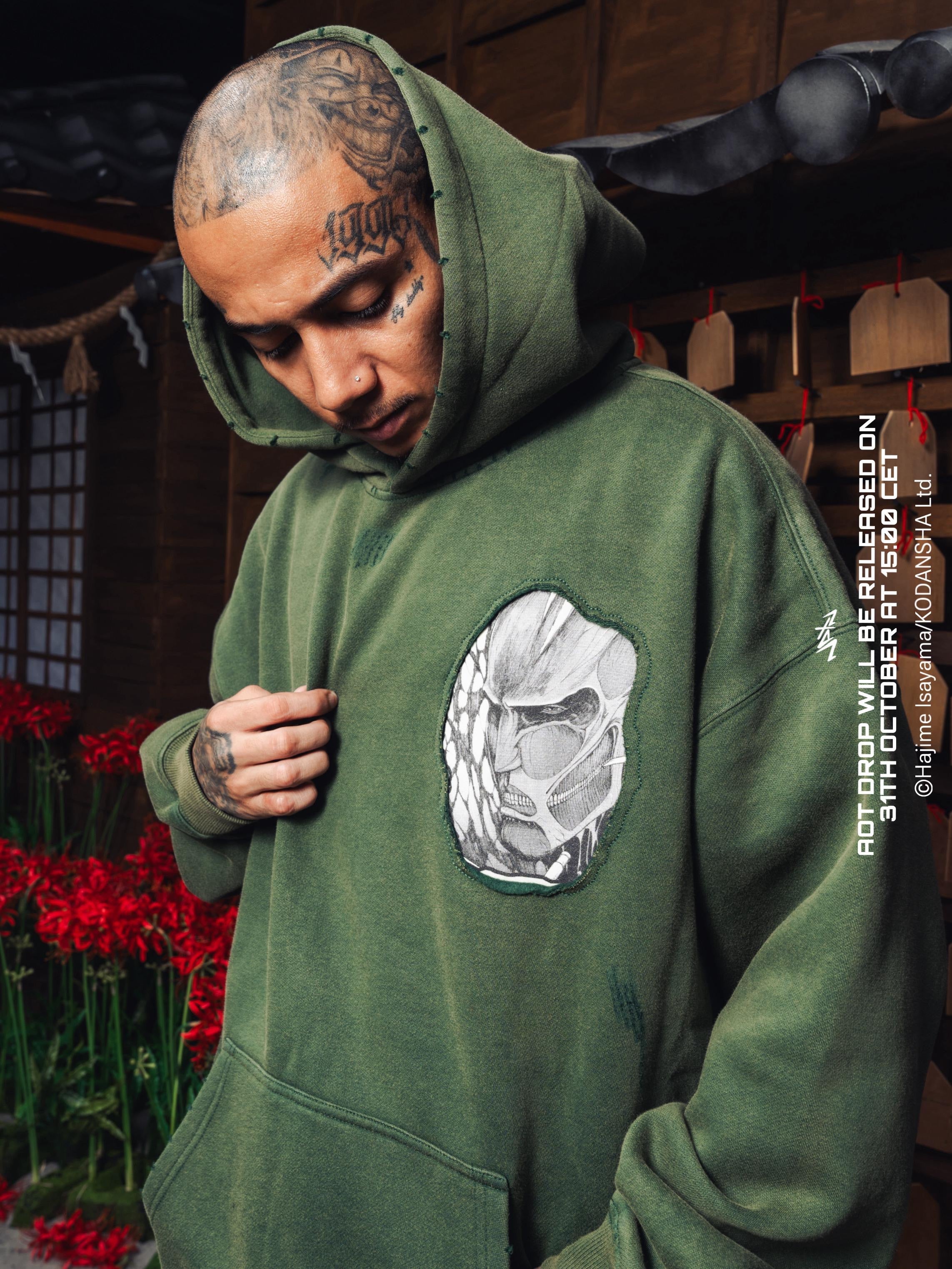 PRE-ORDER: AOT HOODIE GREEN