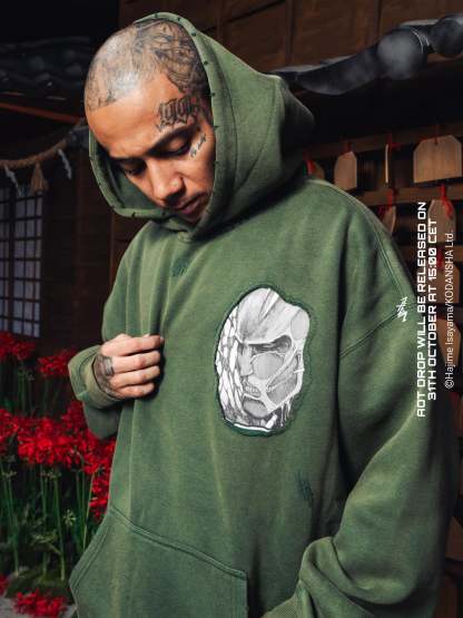 PRE-ORDER: AOT HOODIE GREEN