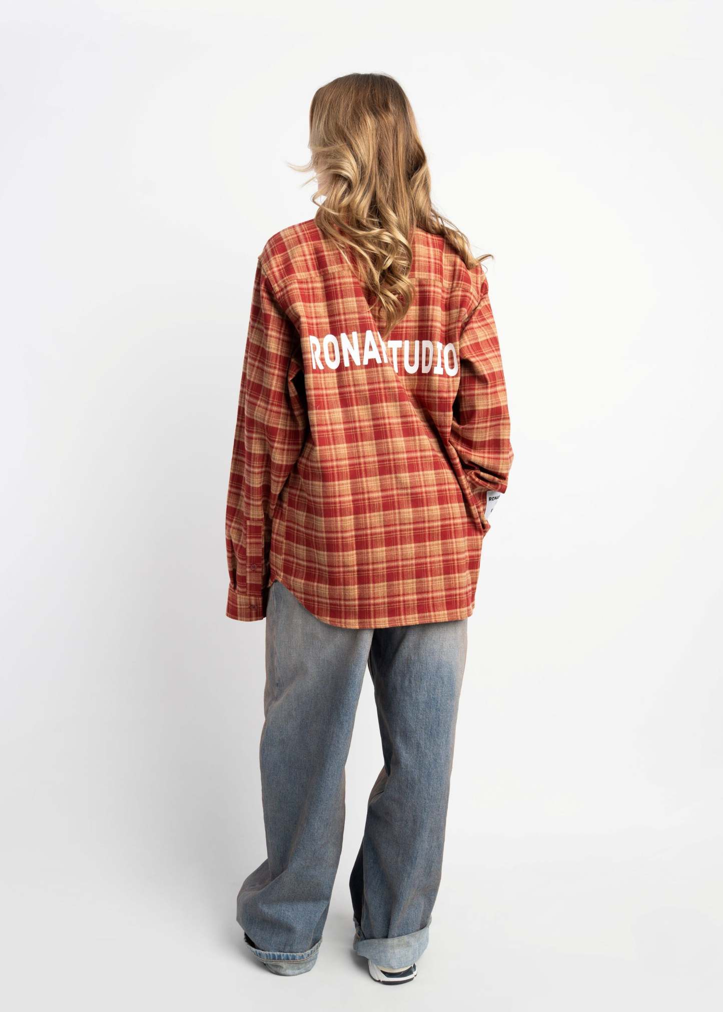 PRE-ORDER LABEL FLANNEL RED X WHITE