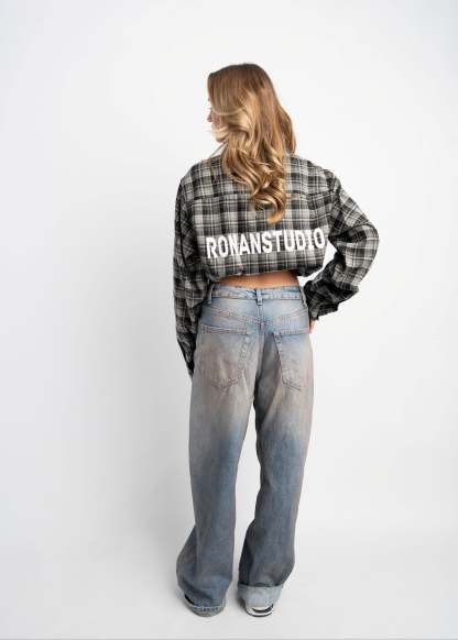 PRE-ORDER LABEL FLANNEL BLACK X GREY