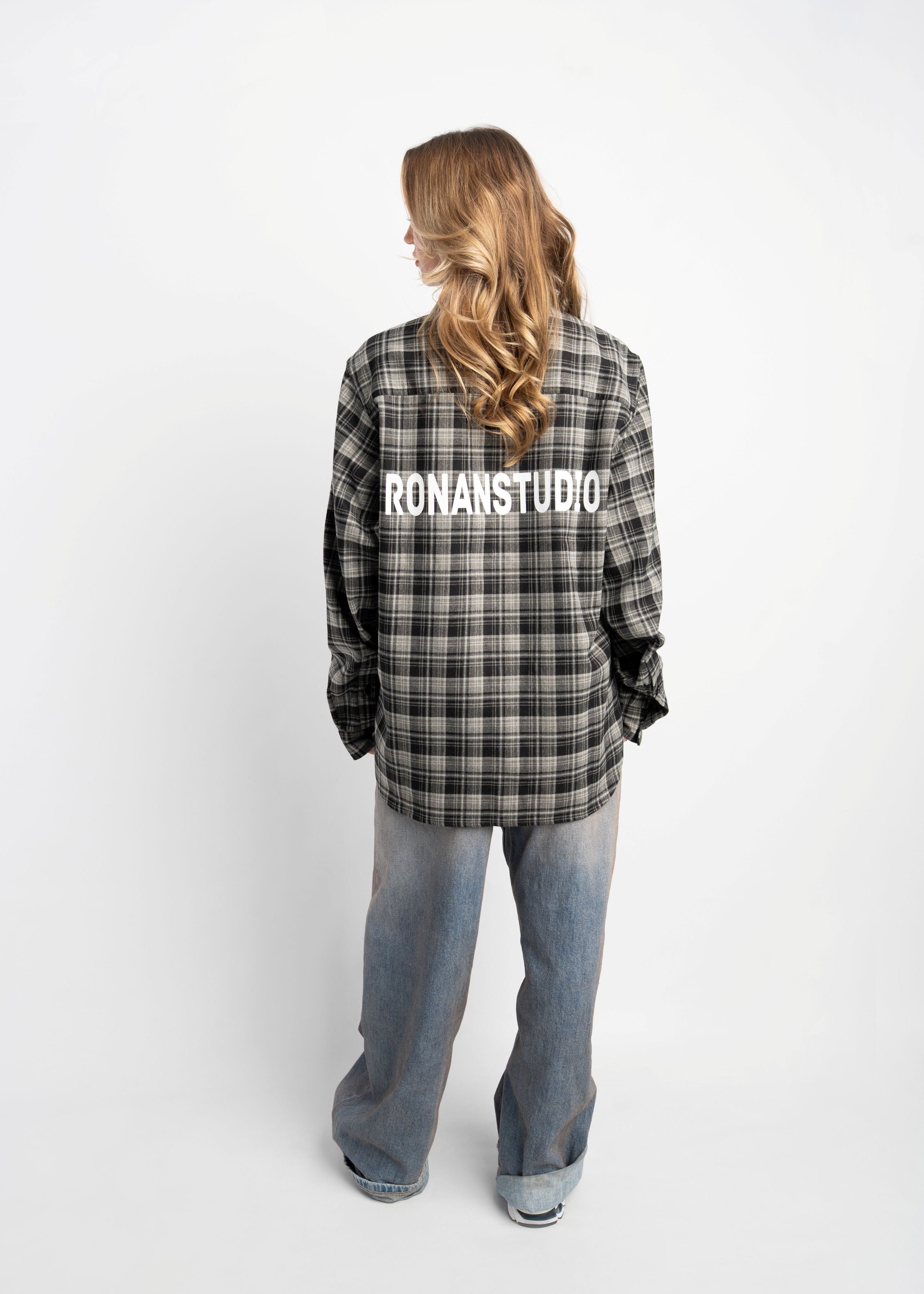 PRE-ORDER LABEL FLANNEL BLACK X GREY