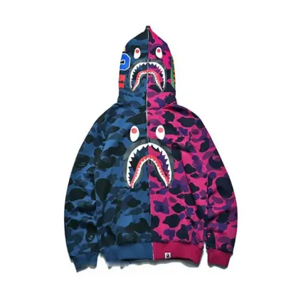Camouflage Embroidered Head  Hoodie-OSI