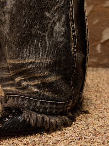 Personsoul Graffiti Contour Jeans