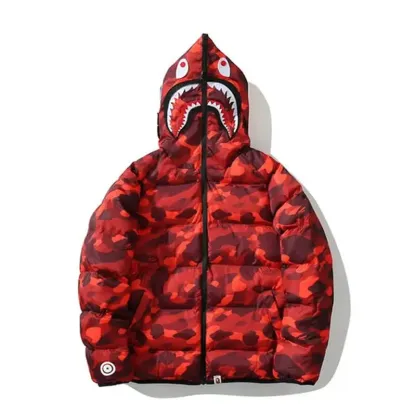Shark Jacket Camouflage Hooded Zipper-OSI