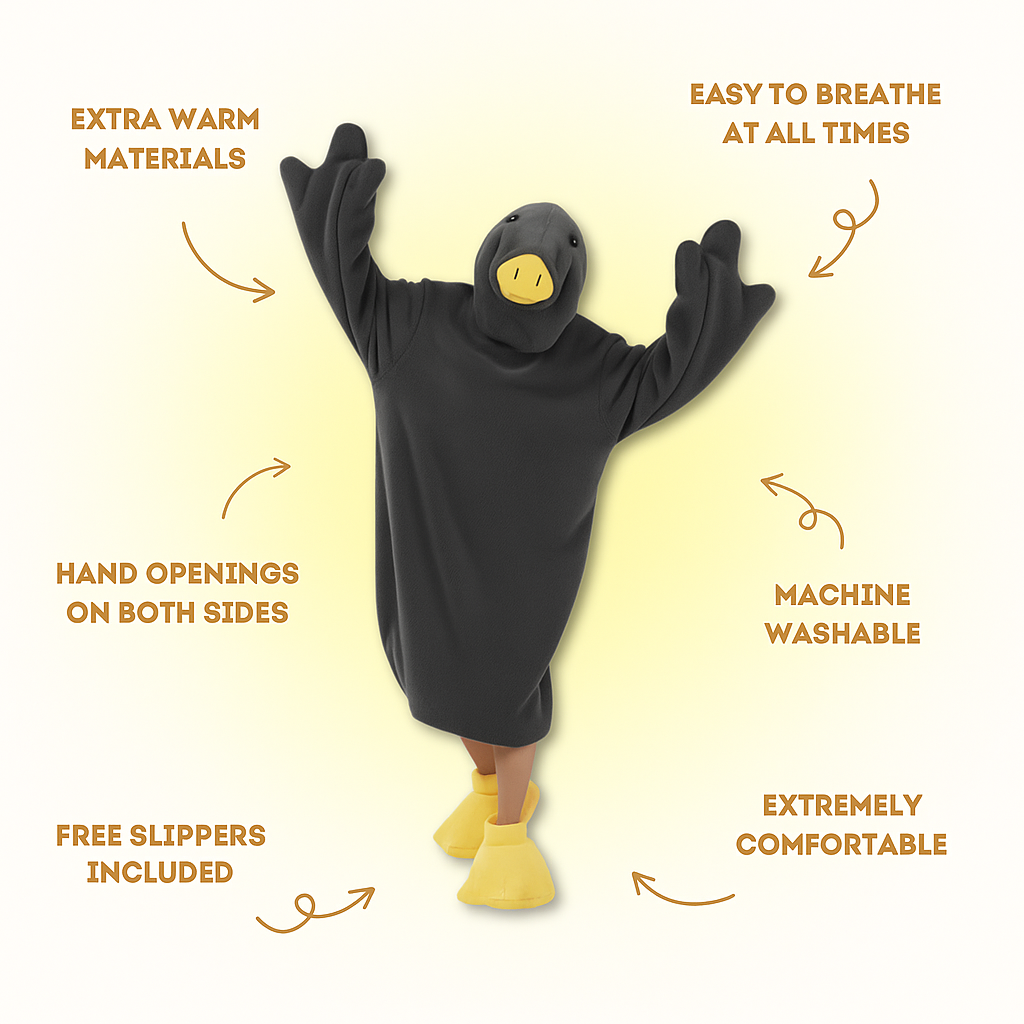 Snuggy Goose Hooded Fleece Robe™