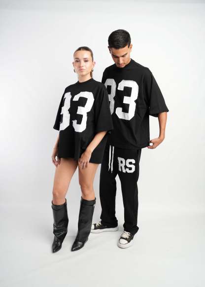 PRE-ORDER 33 OVERSIZED T-SHIRT BLACK