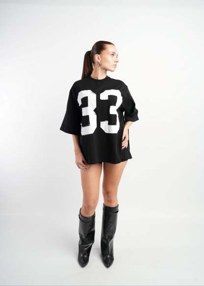 PRE-ORDER 33 OVERSIZED T-SHIRT BLACK