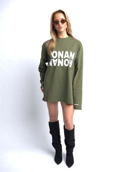 PRE-ORDER CLUB OVERSIZED LONGSLEEVE OLIVE GREEN