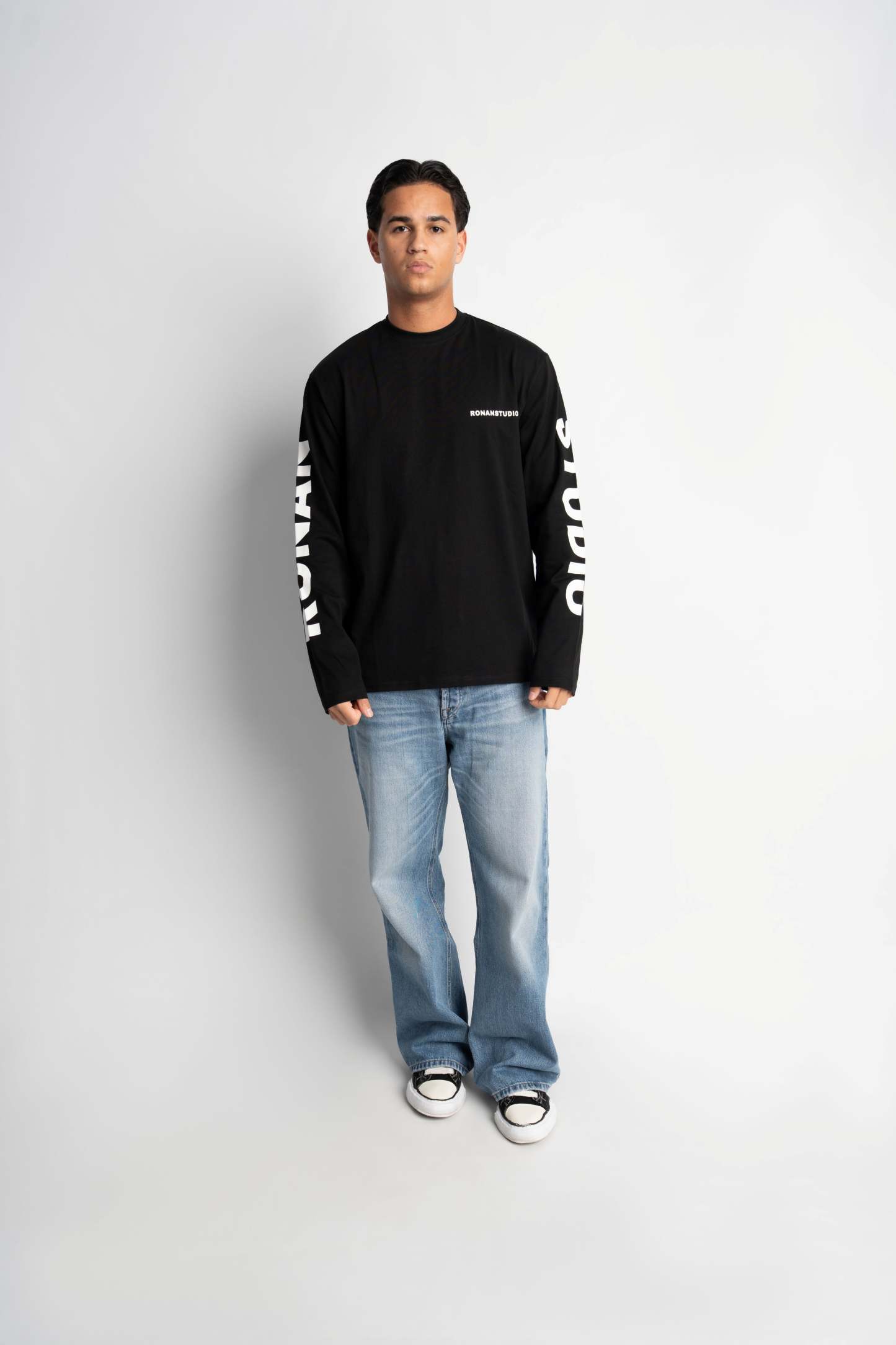 PRE-ORDER STUDIO BLACK OVERSIZED LONGSLEEVE