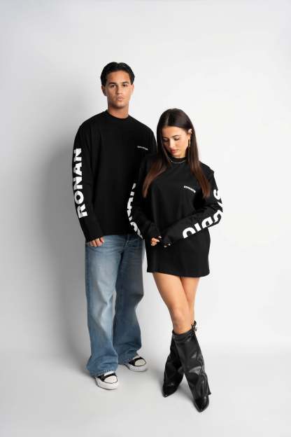 PRE-ORDER STUDIO BLACK OVERSIZED LONGSLEEVE
