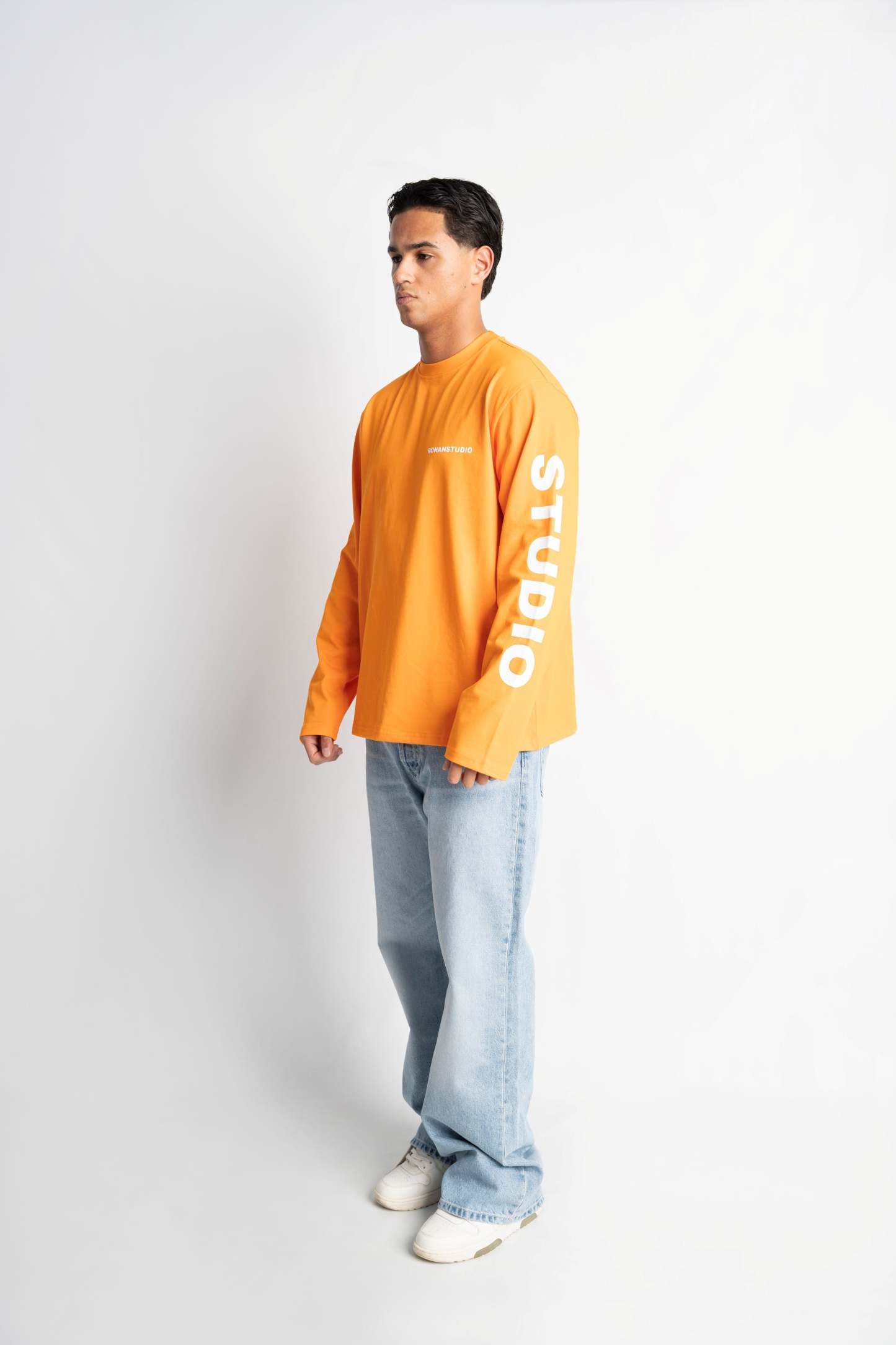 PRE-ORDER STUDIO ORANGE OVERSIZED LONGSLEEVE