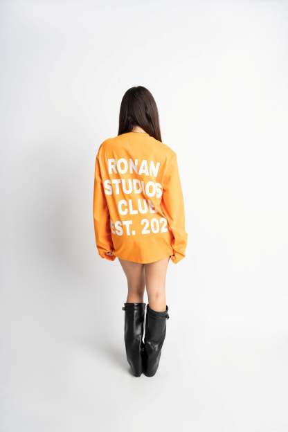 PRE-ORDER CLUB OVERSIZED LONGSLEEVE ORANGE